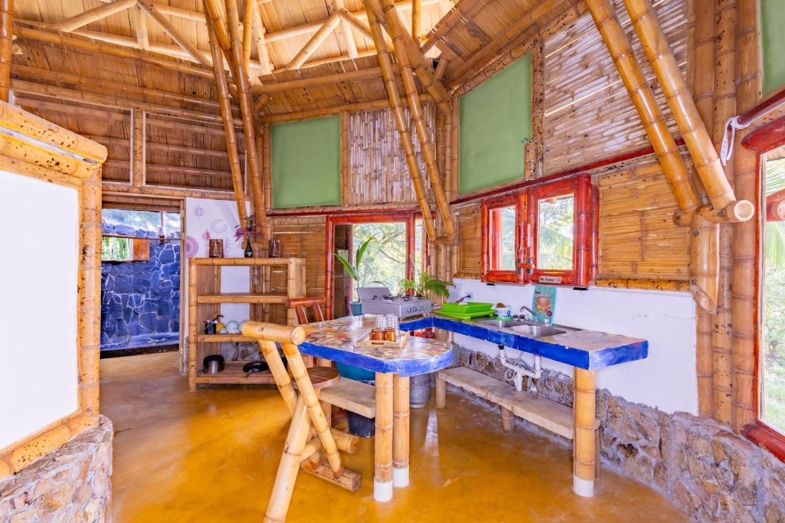 Eco-Lodge Deseo Bamboo Santa Catalina Bagian luar foto