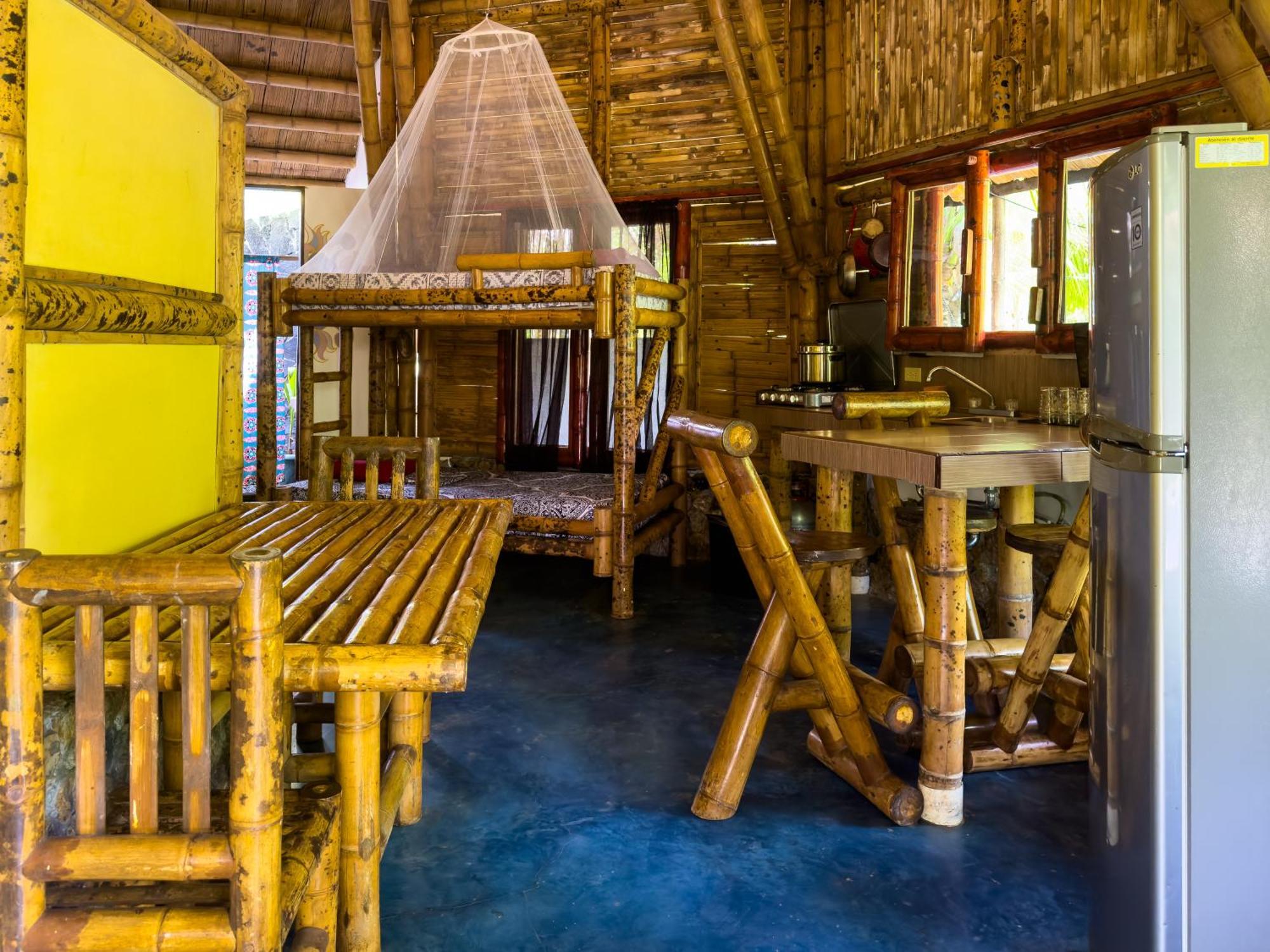 Eco-Lodge Deseo Bamboo Santa Catalina Bagian luar foto