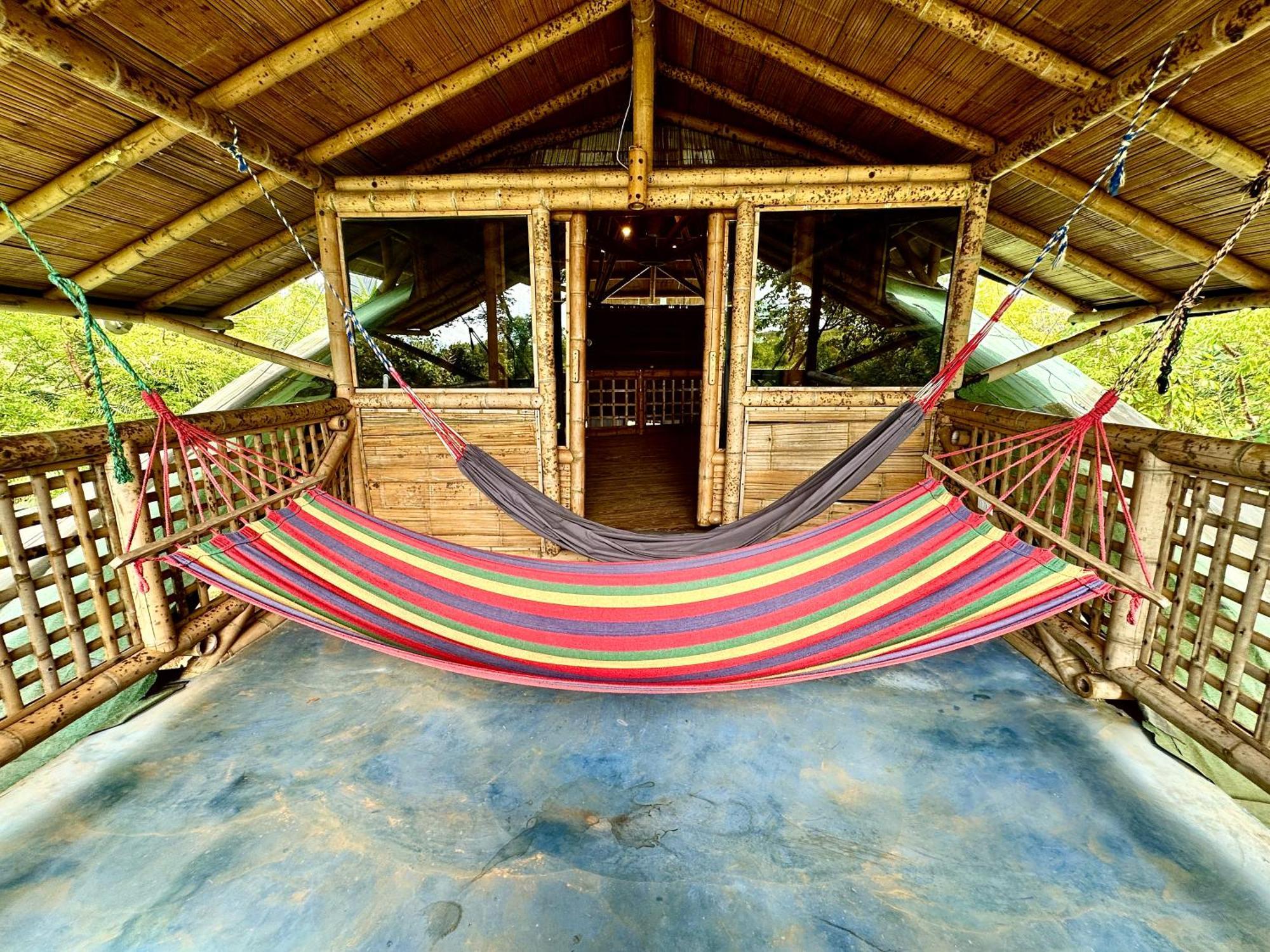 Eco-Lodge Deseo Bamboo Santa Catalina Bagian luar foto
