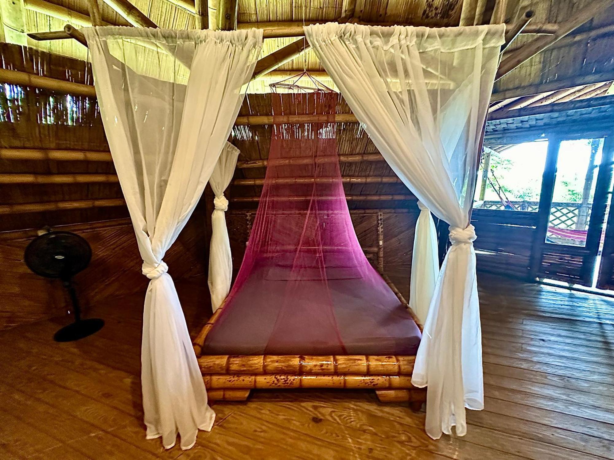 Eco-Lodge Deseo Bamboo Santa Catalina Bagian luar foto