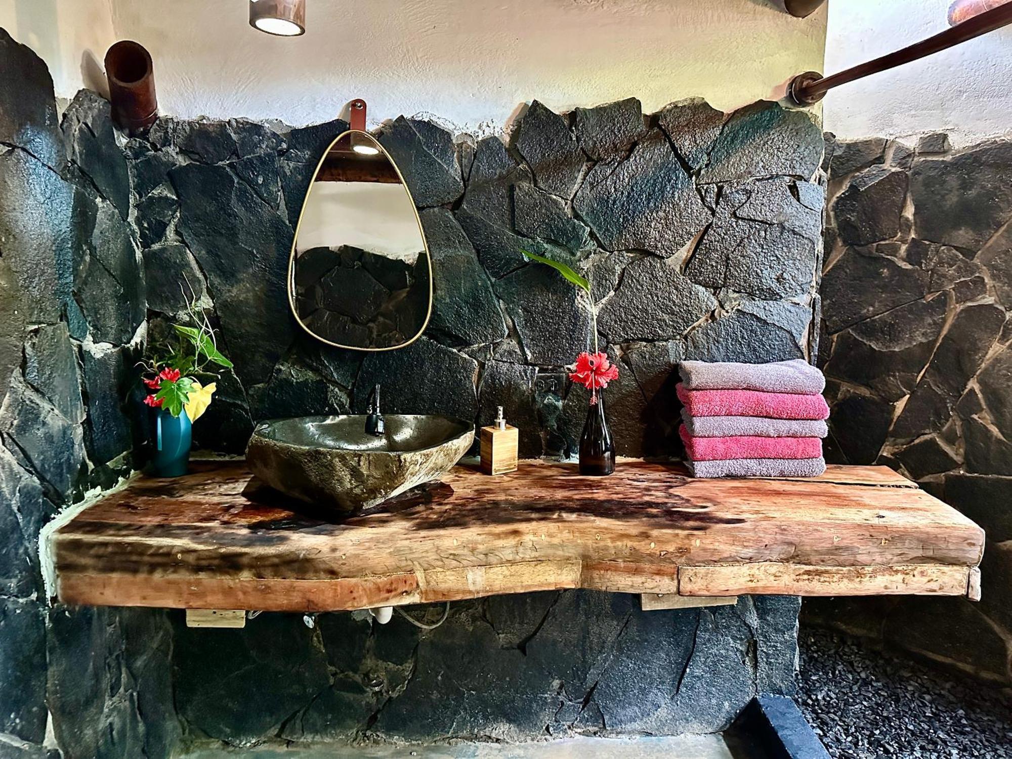 Eco-Lodge Deseo Bamboo Santa Catalina Bagian luar foto